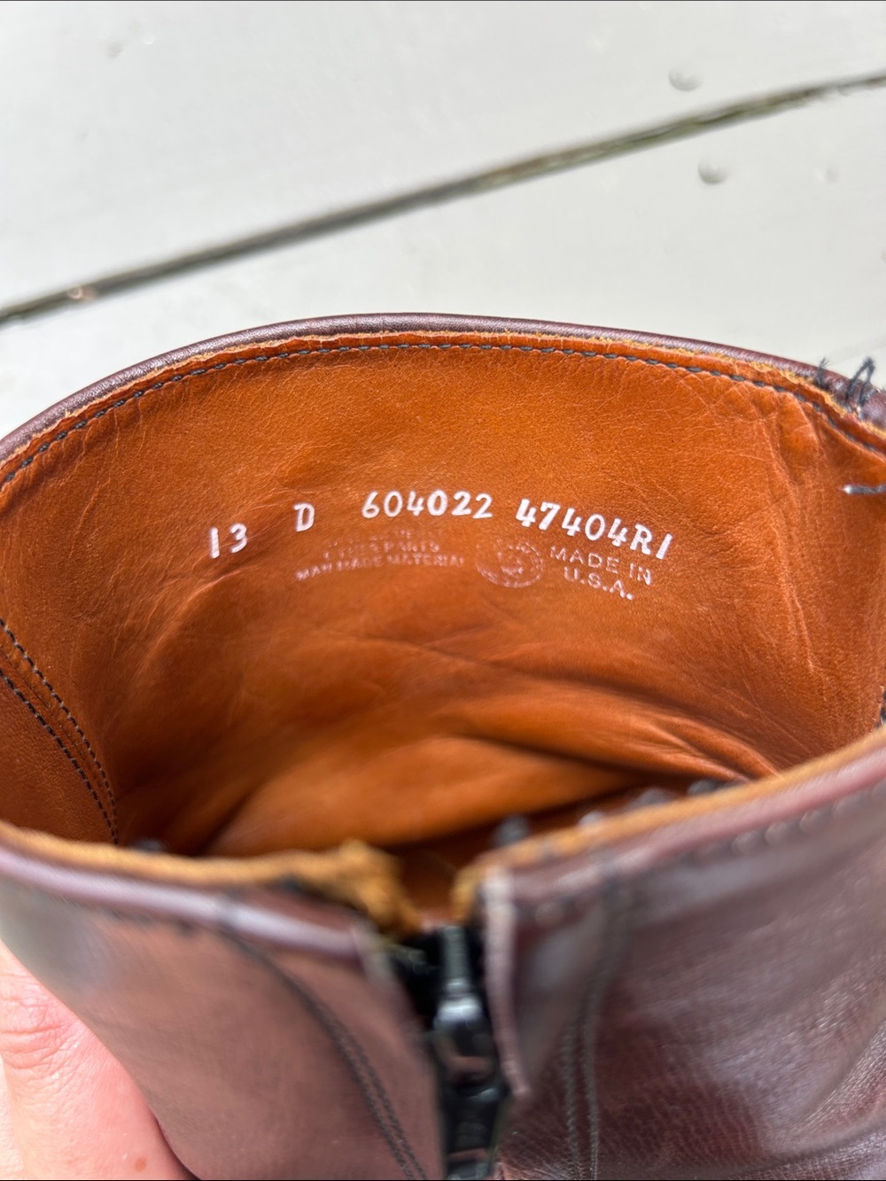 Men's Vintage Leather Boots - image 5